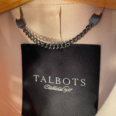 Lot 48  Talbots Raincoat Size 10