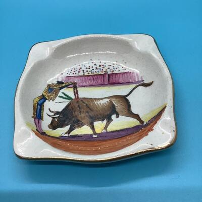 Bullfighting ashtray