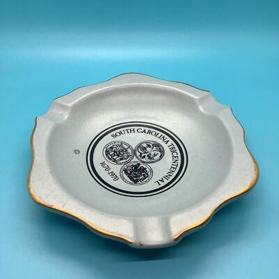 South Carolina Tricentennial ashtray