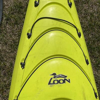 Old Town kayak, lemon grass in color, 120â€long, model, Loon 120