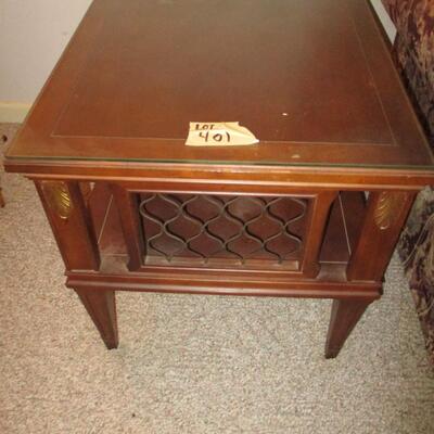 Two Vintage End Tables