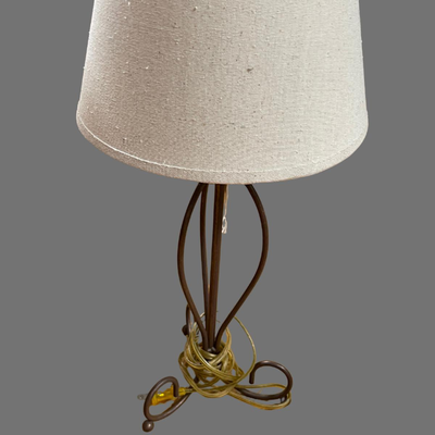 Two Lightweight Metal Lamps
