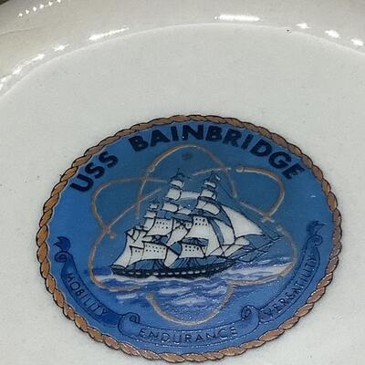 USS Bainbridge ashtray