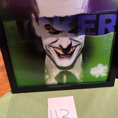 The Joker Holographic Sign