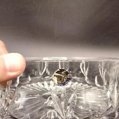 19 - vintage crystal bowl