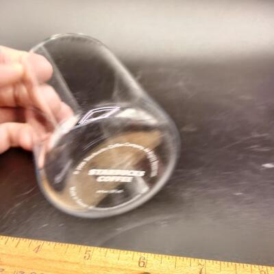 28 - Starbucks glass cup