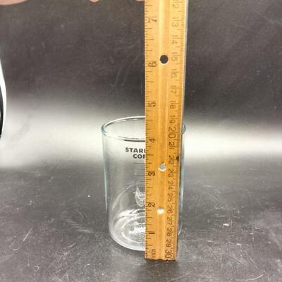 28 - Starbucks glass cup