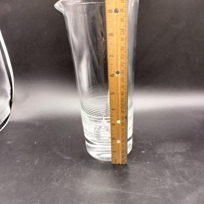 29 - Crystal mixing pitcher with stick