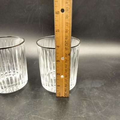36 - platinum rimmed glasses