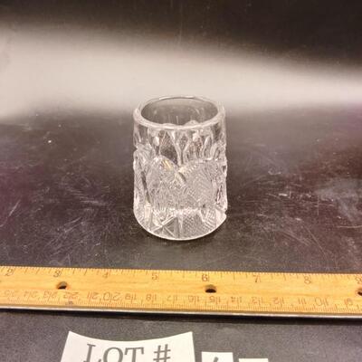 42 - Antique Glass toothpick holder