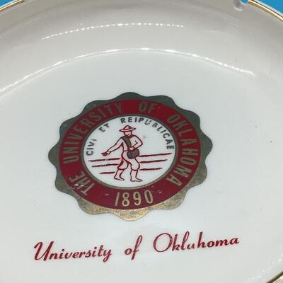 The University of Oklahoma ashtray