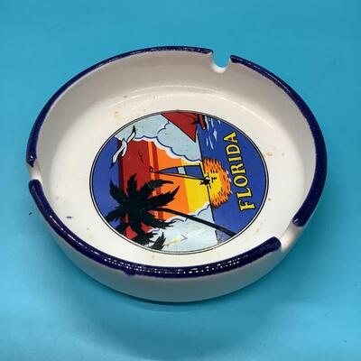 Florida sailboat ashtray