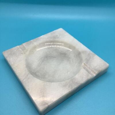 Marble square ashtray