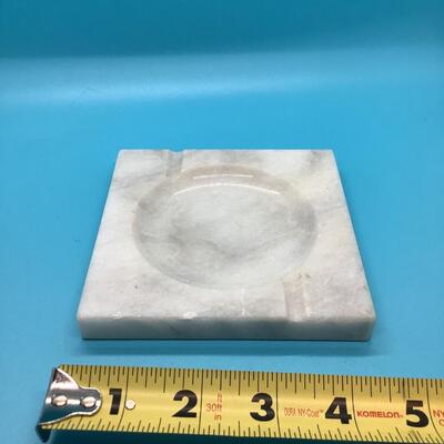 Marble square ashtray