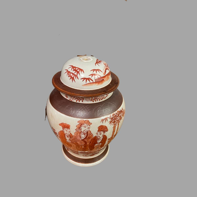 Two Asian Ceramic Lamp Bases