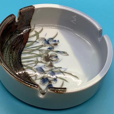 Japanese Irises ashtray