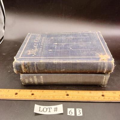 63 - 2 vintage books
