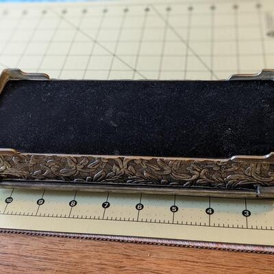 Lovely Pewter Jewelry Box