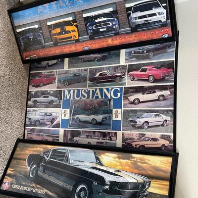 M74-Mustang framed wall art