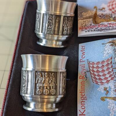 Kongetinn-Royal Pewter Cups