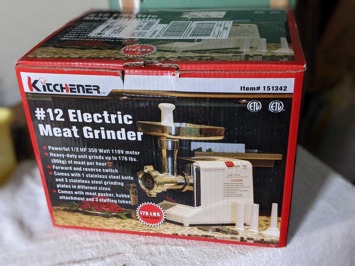 NIB Kitchener 12 Electric Meat Grinder