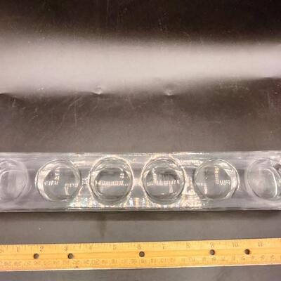 79 - glass tealite holder
