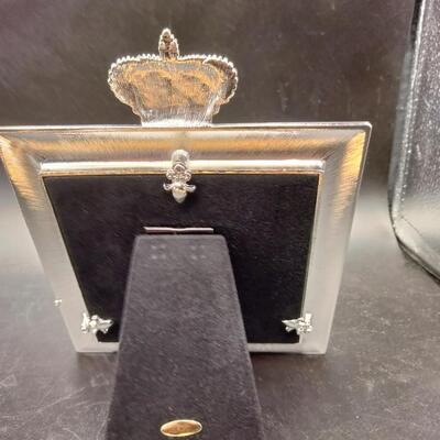92 - enameled photo  frame