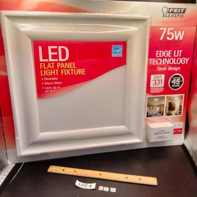 120 - 2nd LED flat panel light fixture