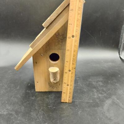 123 - wood bird house