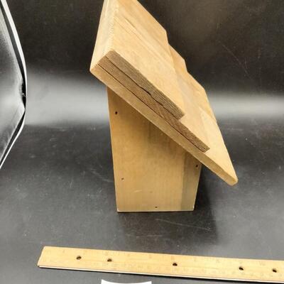 123 - wood bird house