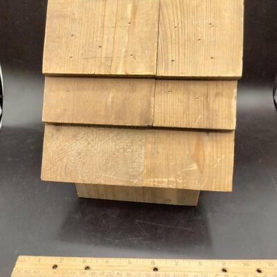 123 - wood bird house