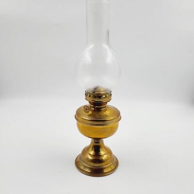 BRASS TABLE OIL LANTERN