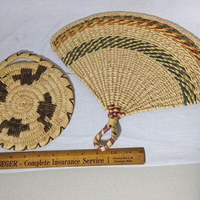 2 Native American Souvenirs (fan)