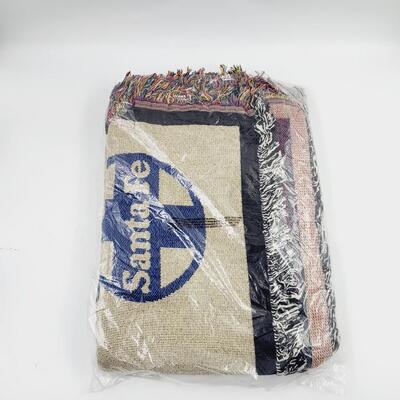 NEW SANTA FE FRINGED THROW BLANKET