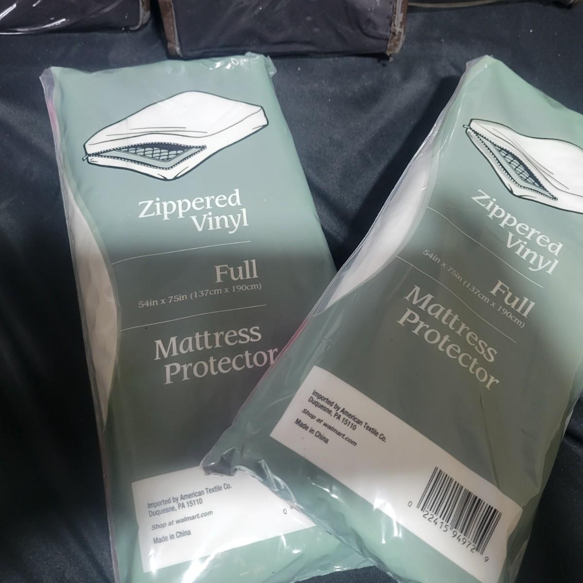 Full Sz Sunbeam Heated Blanket, Memory Foam Mattress Topper, & Sheets