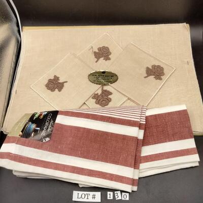 130 - linen lot