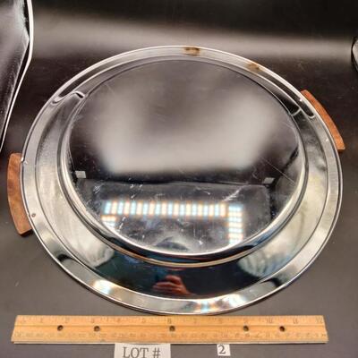 132 - large stainless tray