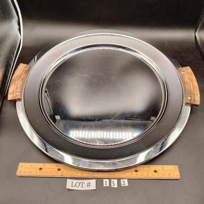 132 - large stainless tray