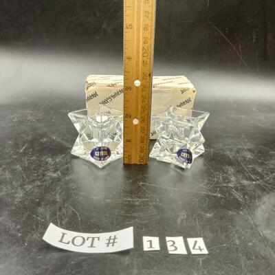 134 - vintage candlestick holders