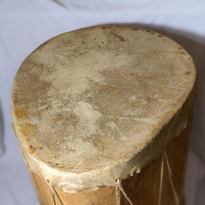 Native American Authentic Log Drum, Great Condition