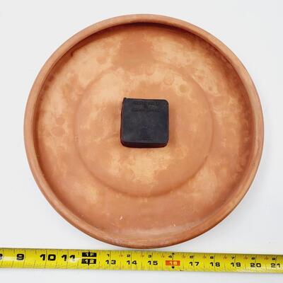 BEAUTIFUL POTTERY CLOCK - WORKS!