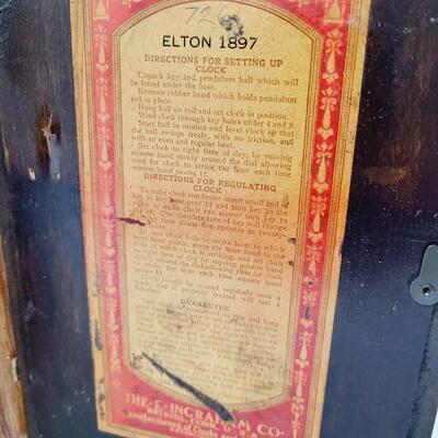 1897 ELTON MANTLE CLOCK