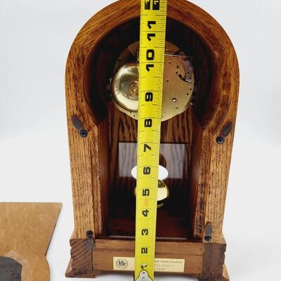 NUMBERED NEW ENGLAND CLOCK CO MANTLE CLOCK