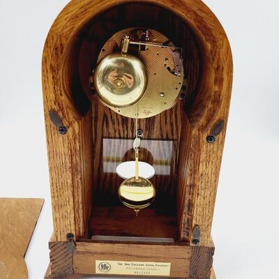 NUMBERED NEW ENGLAND CLOCK CO MANTLE CLOCK