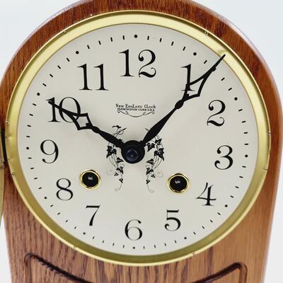 NUMBERED NEW ENGLAND CLOCK CO MANTLE CLOCK