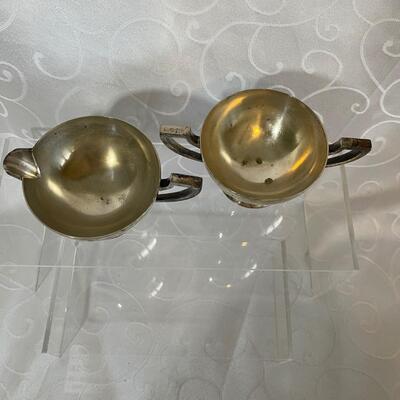 Art Deco Benedict Silverplate Sugar/Creamer Set