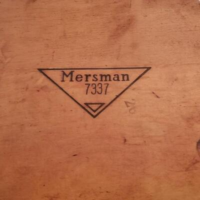Lot #80  Vintage MERSMAN Side Table w/drawer