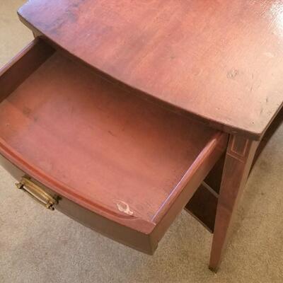 Lot #80  Vintage MERSMAN Side Table w/drawer
