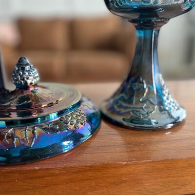 Indiana glass candy dish with lid