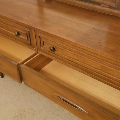 Lot #82  MidCentury Modern Dresser by Broyhill - "Sculptra" design